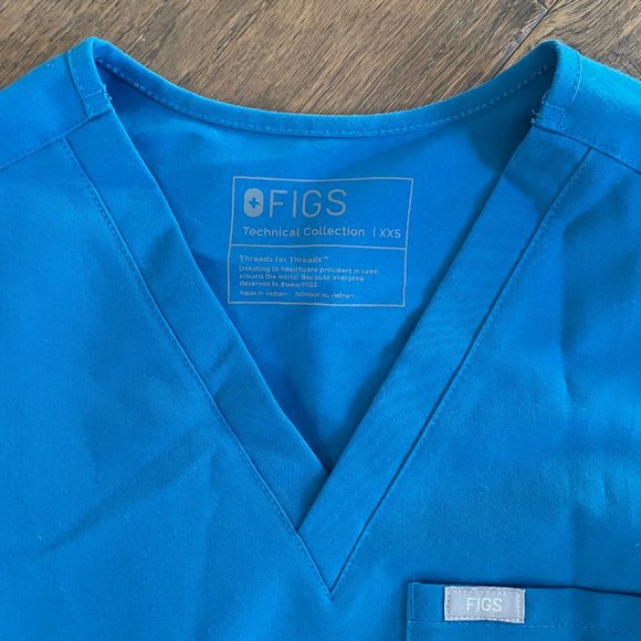 Catarina 1 pocket top - Alpine (alps) Blue - XXS - Picture 2 of 2